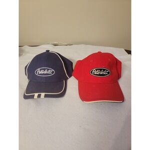 2X Peterbilt Trucks Vintage  Embroidered Emblem Adjustable Cotton Cap